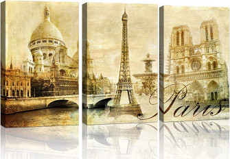 Amazon Paris Wall Art Eiffel Tower S Paintings