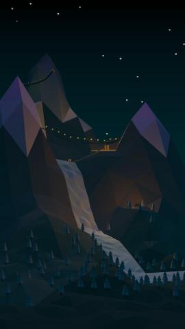 3d Low Poly iPhone Art Minimalist Wallpaper Landscape Illustration