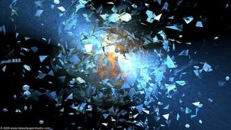 Crash 3d Abstract Wallpaper In Screen Resolution