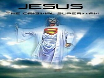 Jesus Superman Wallpaper