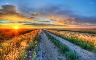 Sunset In Montana Wallpaper Nature