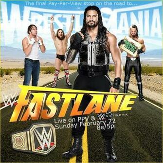 Wwe Fast Lane Poster Wallpaper 2b