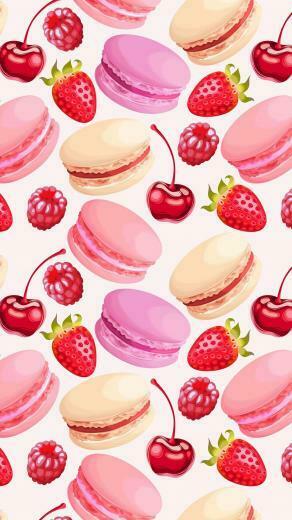 Cute Girly Macaroon Wallpaper For iPhone 3d