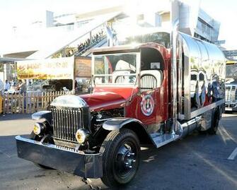 Just A Car Guy Old Time Tanker Beer Mack Truck With Before And