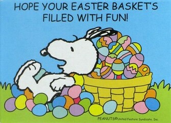 Snoopy Easter Mini Jigsaw Puzzle Snoopn4pnuts