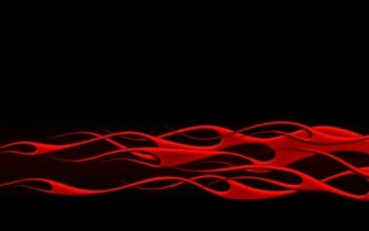 Red Flames Wallpaper On Black By Jbensch