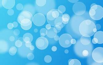 Blue Bubble Wallpaper