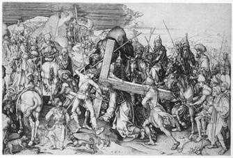 Jesus Christ Carrying The Cross Wallpaper Drawing And Coloring For