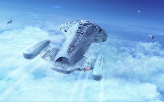 Wallpaper 4k Star Trek Voyager Spaceship