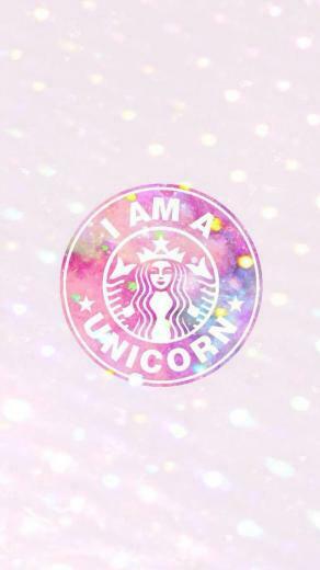 I M A Unicorn Background Starbucks Wallpaper Pink