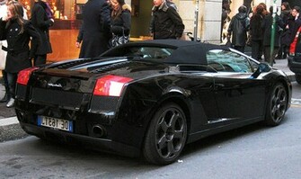 HD Car Wallpaper Lamborghini Gallardo Spyder Black