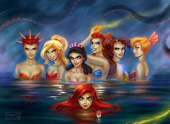 Disney Mermaids Princess Fan Art