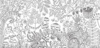 British Illustrator Designs Adult Colouring Book Loop Trinidad And