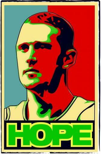 Brian Scalabrine Keep Hoping Scal White Mamba Boston Celtics