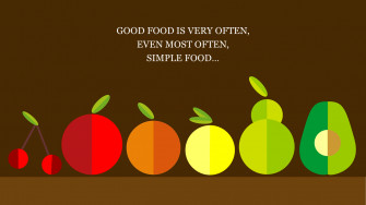Get Minimalist Food Background Presentation Template