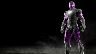 Iron Man Silver Purple By 666darks
