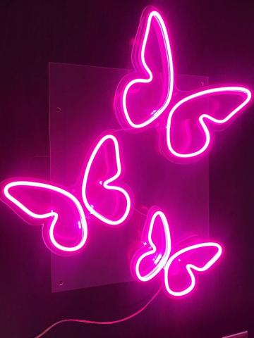 Butterfly Neon Lightneon Sign Handmade Light In