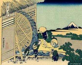 Hokusai Katsushika Wallpaper Painting