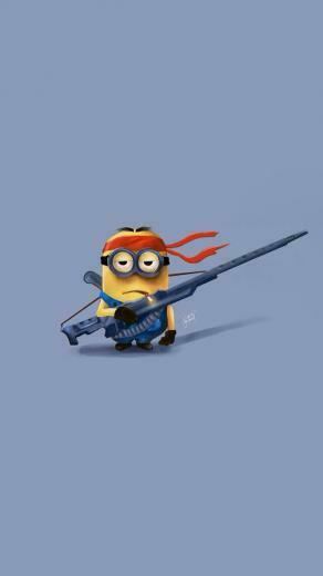 Rambo Minion Wallpaper iPhone