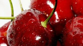 Cherries Macro HD Wallpaper