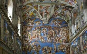 Sistine Chapel Wallpaper Top Background