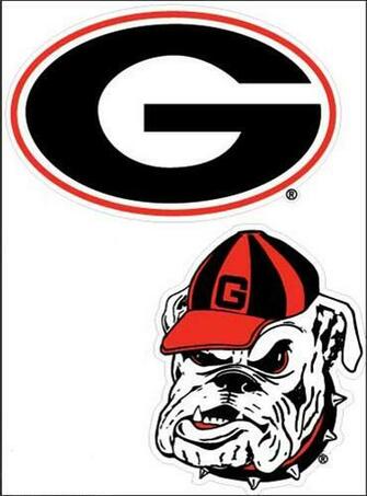 Uga Georgia Bulldogs Two Pack Wallpaper Border Decals