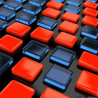 3d Wallpaper Colored Plastic Bricks X
