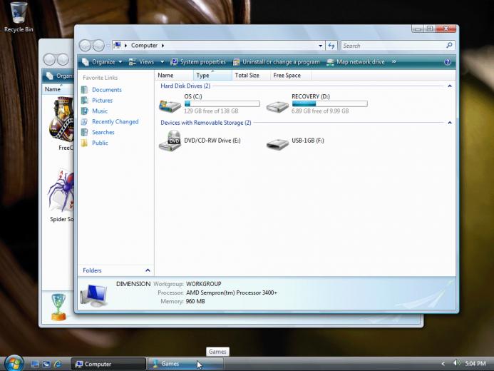 Windows Vista Feature Focus Standard User Interface