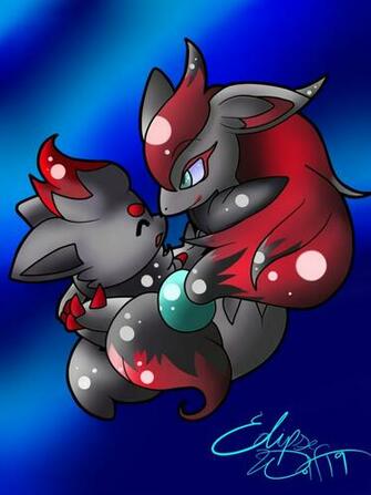 Zoroark Image A Mother And Child HD Wallpaper