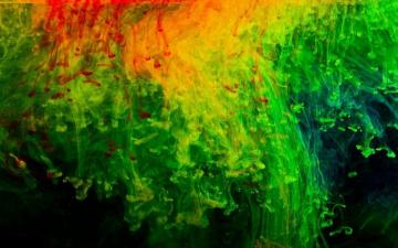 Abstraction Red Green Black Texture Wallpaper