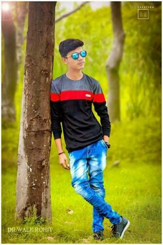 Nani Babu On Studio Background Image Black