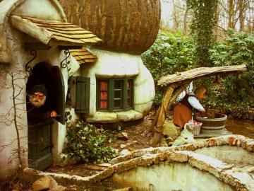 Mushroom House Wallpaper The