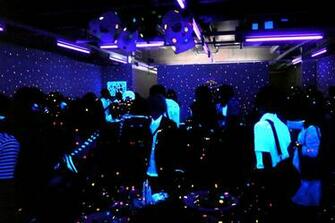 Restaurant Reservation Black Light Party
