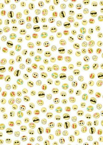 Background Cartoon Cute Emoji Faces Wallpaper Image By