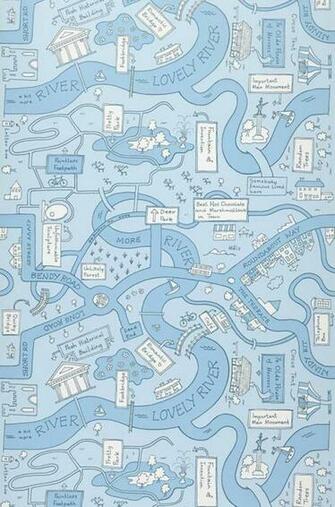 70s Additional Wallpaper Children S Room City Map