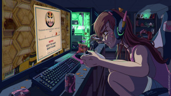 Digital Art Artwork Video Games D Va Overwatch