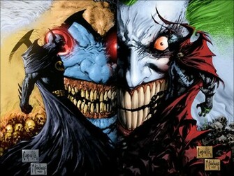 Comic Books Spawn And Batman