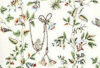 One Kings Lane Wake Up Your Walls Monkey Swing Wallpaper