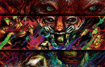 Wallpaper Figure The Game Tiger Art Miami Tony Hotline