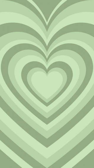 Green Hearts Wallpaper