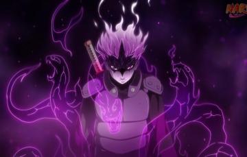 Wallpaper Fire Flame Sword Game Snake Blue Anime Purple