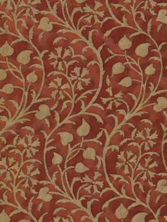 Granada In Deep Burgundy Gold Fortuny