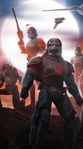 Star Wars The Bad Batch Clone Trooper 4k Phone iPhone Wallpaper 8750a