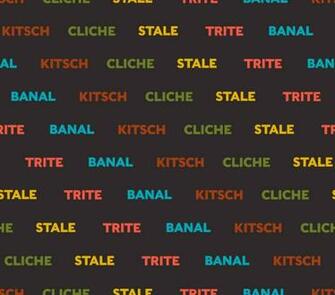 Cliche Word Patterns Set In Caslon Egyptian Wallpaper Tile Wm Iii