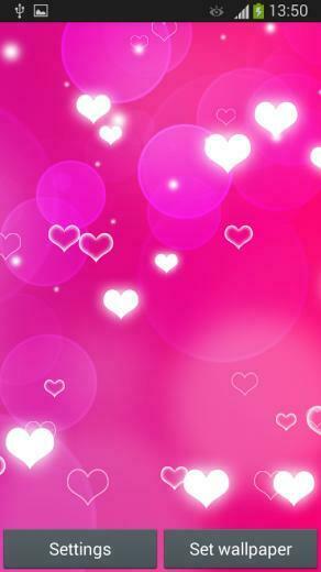 Pink Heart Live Wallpaper For Because Pictures Are