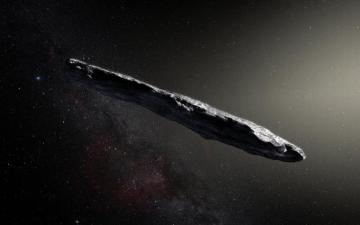 Artist S Impression Of The Interstellar Asteroid Oumuamua Eso