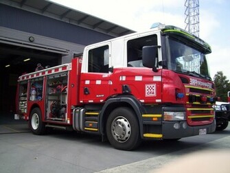 Scania Fire Truck Computer Wallpaper Desktop Background