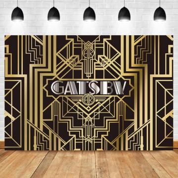 Neoback Gatsby Backdrop 1920s Retro Party Background Photography