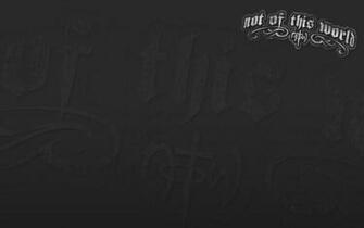 Not Of This World Black Wallpaper Christian And