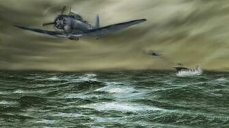 Wallpaper Airplane Aircraft Carrier The Vb Pilots From
